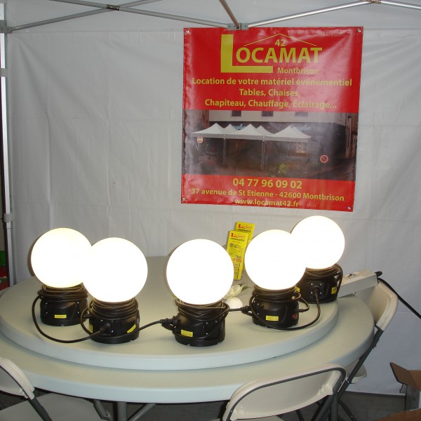 eclairage pour barnum tente stand chapiteau  basse cosomation location montbrison loire (1)