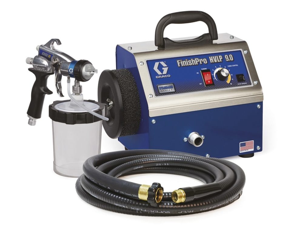 Pistolet peinture + compresseur basse pression T5