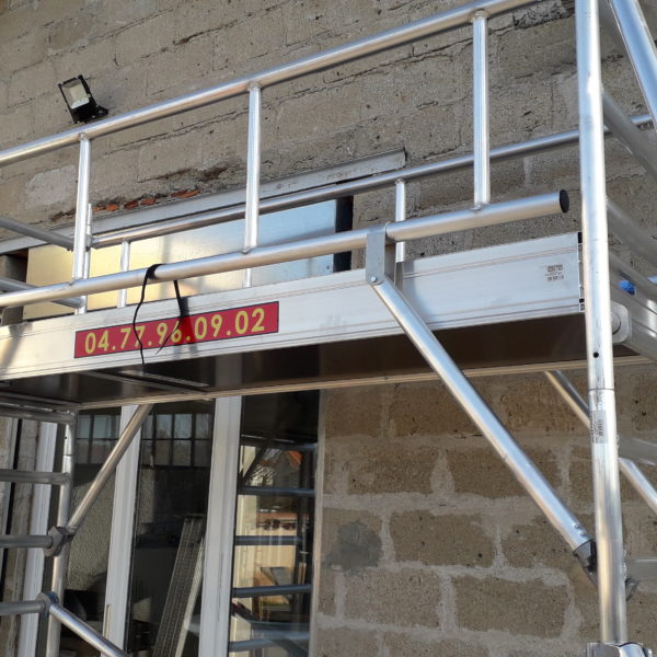 location echafaudage aluminium montbrison loire 42 feurs boen andrezieux sury 4 m (4)