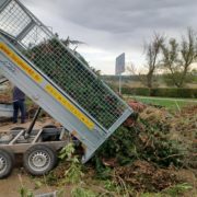 remorque basculante avec ridelles en location montbrison loire 42 feurs boen roanne